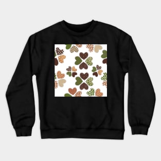 Heart Pattern Crewneck Sweatshirt